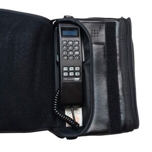 Vintage CellularOne Motorola Bag Phone 19028NASSA SCN2498B Retro Mobile Car W3